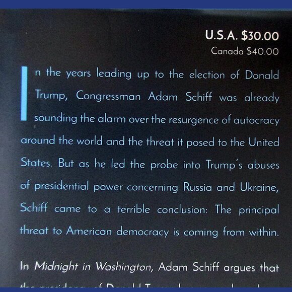 Book - Midnight in Washington: How We Almost Lost Our Democracy and Still Could - Picture 2 of 13